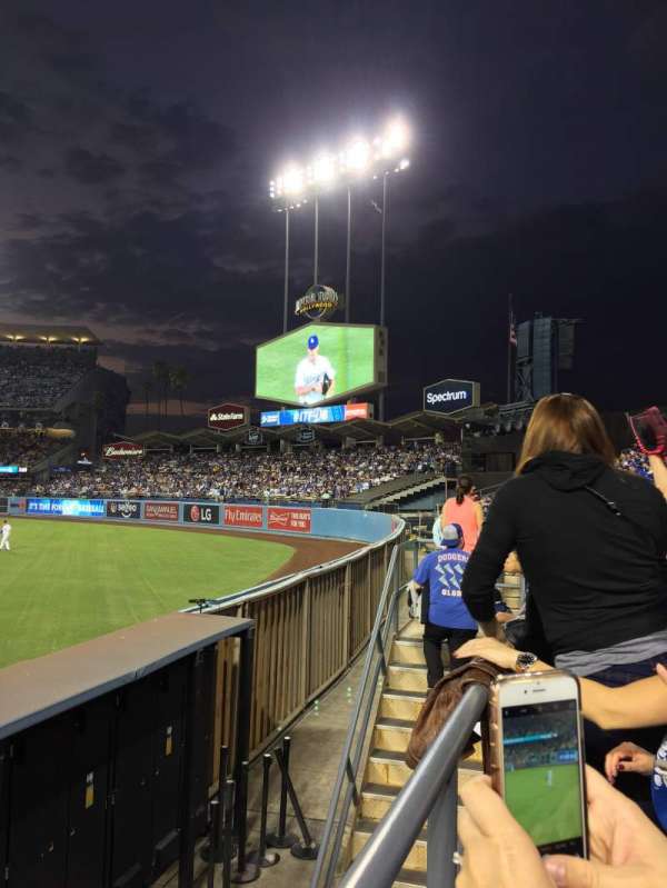 Dodger Stadium, section: 304PR, row: A, seat: 1-5