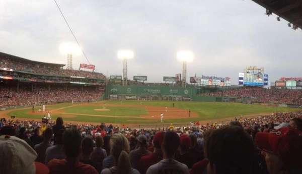 Fenway Park, section: Grandstand 15, row: 1, seat: 22
