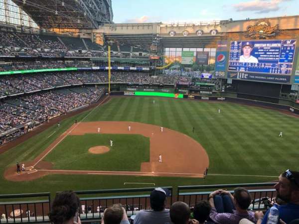 American Family Field, section: 415, row: 4, seat: 10