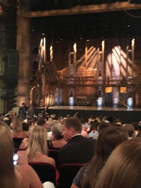 CIBC Theatre, section: Orchestra C, row: V, seat: 115