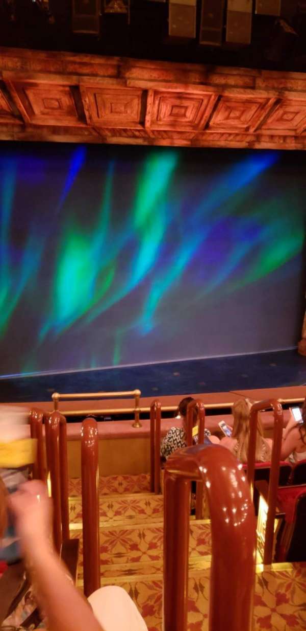 St. James Theatre, section: Mezzanine R, row: F, seat: 1