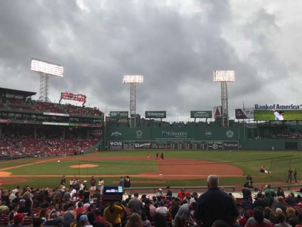 Fenway Park, section: Loge Box 113, row: LL, seat: 6