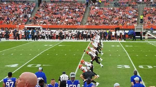 Huntington Bank Field, section: 110, row: 10, seat: 7