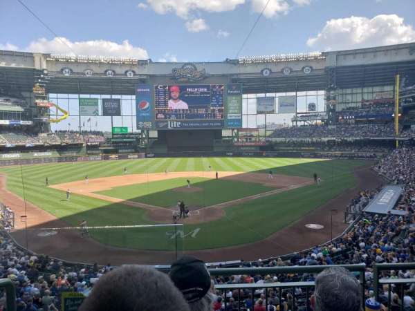 American Family Field, section: 218, row: 3, seat: 1