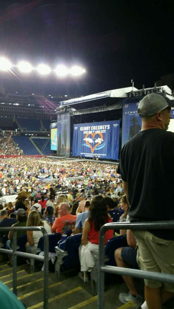 Gillette Stadium, section: 132, row: 22, seat: 2