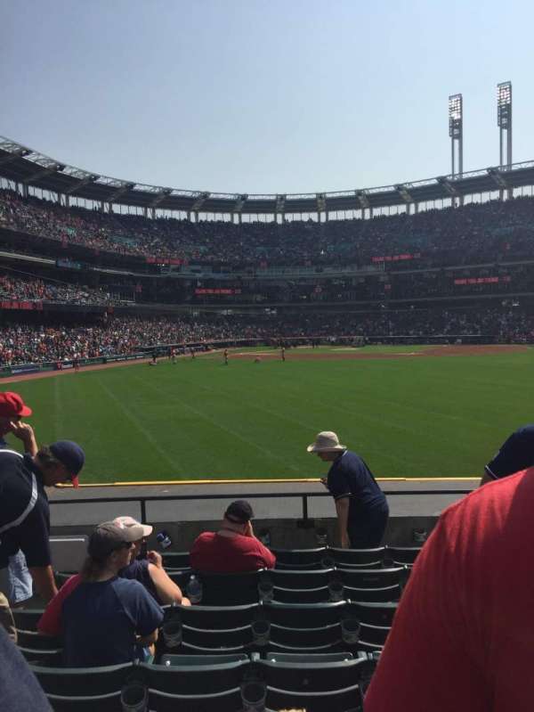 Progressive Field, section: 103, row: K