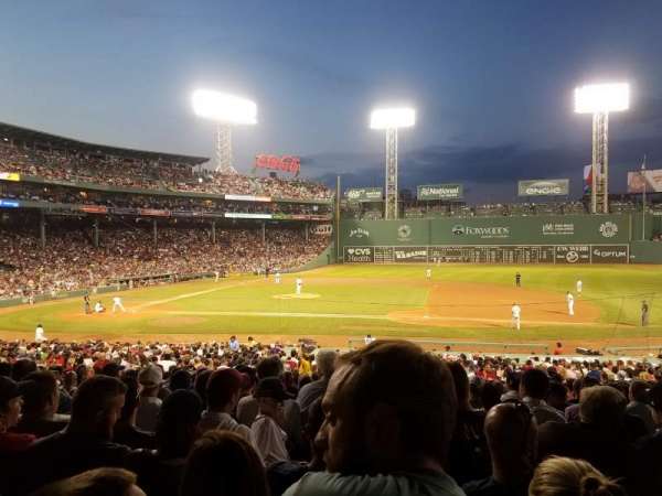 Fenway Park, section: Grandstand 15, row: 4, seat: 7 and 8