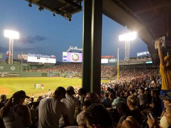 Fenway Park, section: Grandstand 15, row: 4, seat: 7 and 8