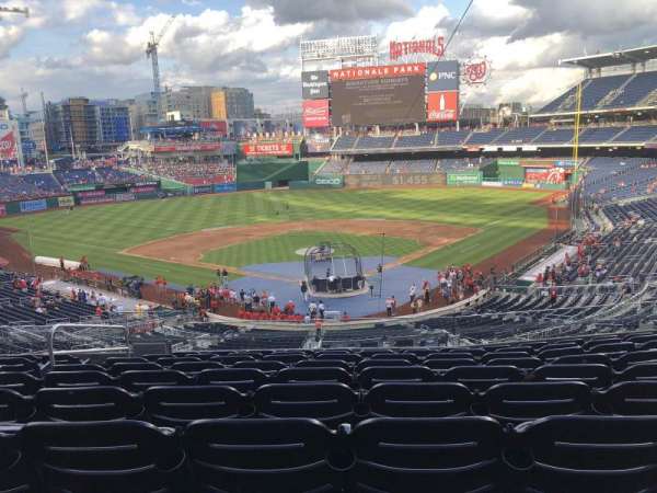 Nationals Park, section: 213, row: J, seat: 13