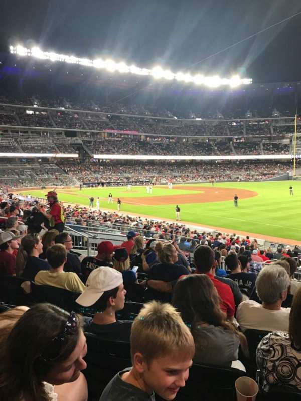 Truist Park, section: 112, row: 9, seat: 9