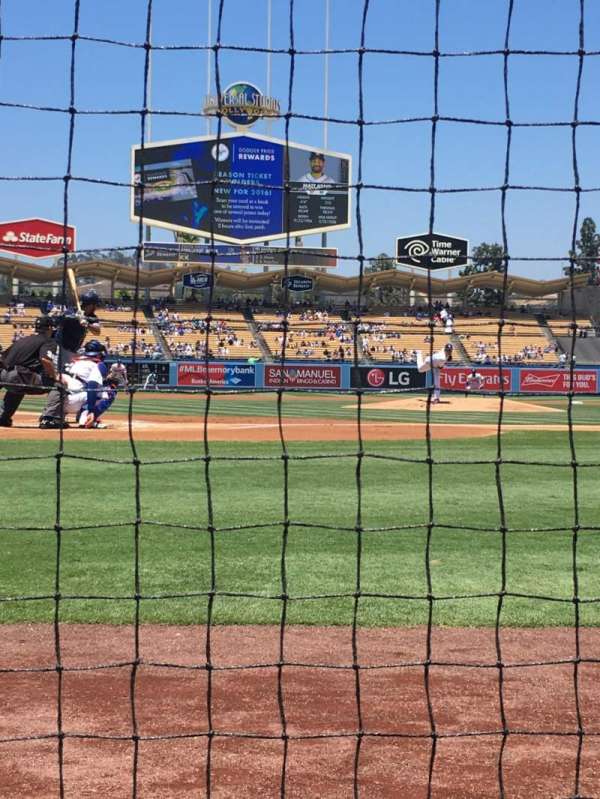 Dodger Stadium, section: 2DG, row: AA, seat: 1