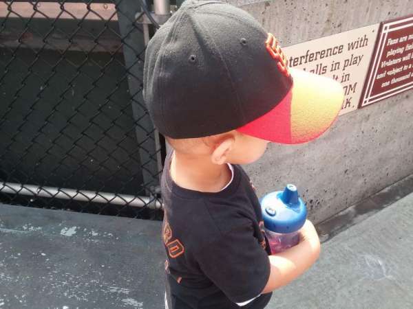 Oracle Park, section: 142, row: A, seat: 1-2