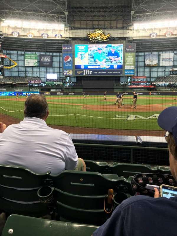 American Family Field, section: 118, row: 4, seat: 6