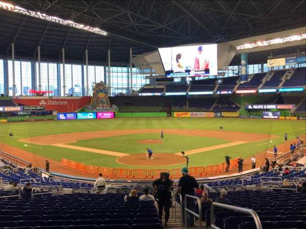 LoanDepot Park, section: 15, row: 14, seat: 1