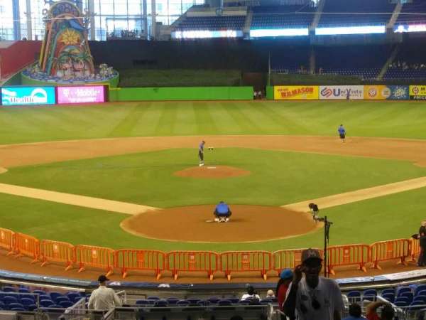 LoanDepot Park, section: 15, row: 14, seat: 2