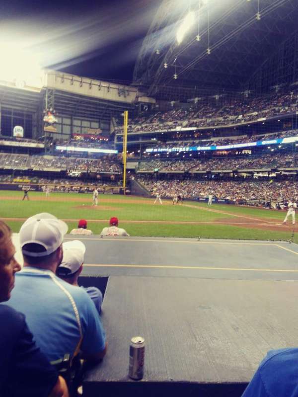 American Family Field, section: 121, row: 7, seat: 15