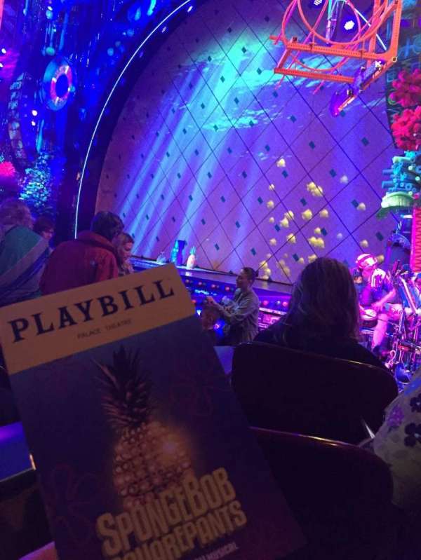 Palace Theatre, Broadway, section: Orchestra, row: J, seat: 4