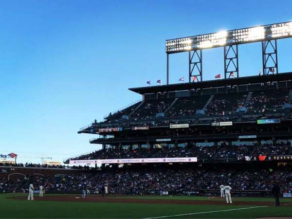 Oracle Park, section: 125, row: 1