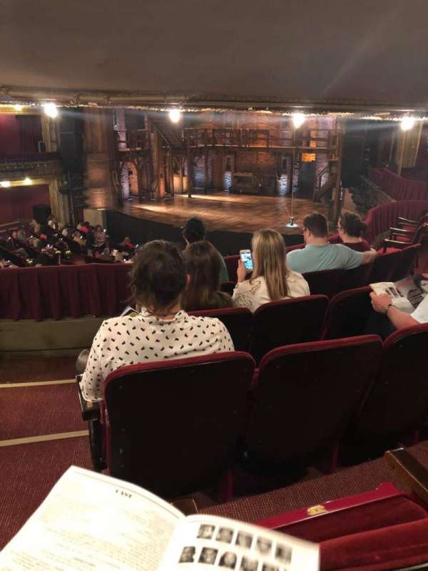 CIBC Theatre, section: Dress circle r, row: E, seat: 4