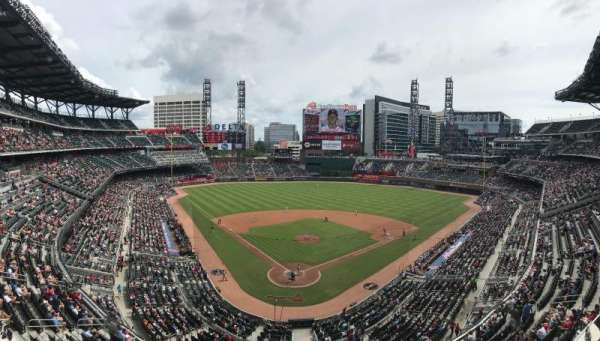 Truist Park, section: 325, row: 1, seat: 21