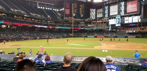 Chase Field, section: e, row: 15, seat: 2