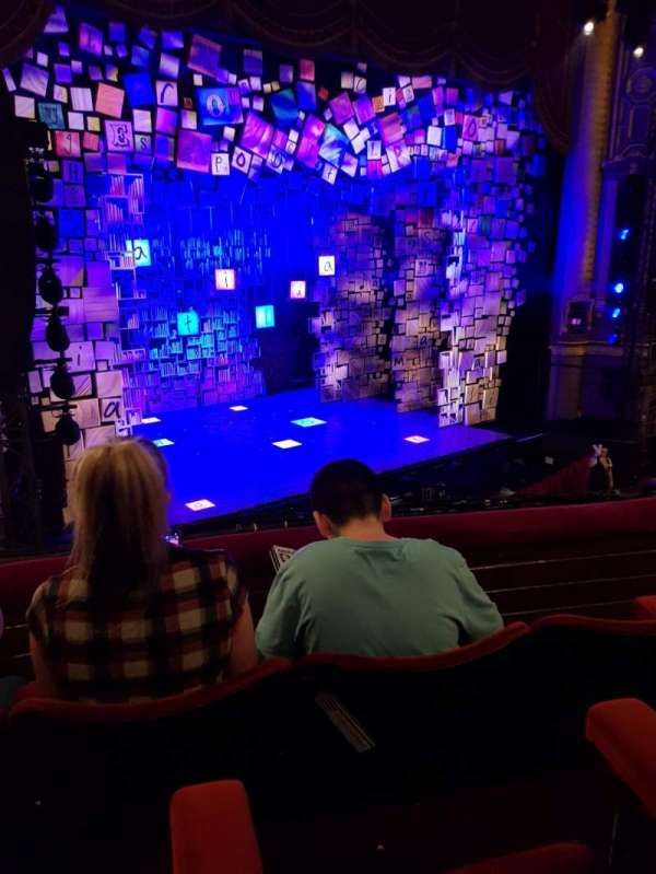 Palace Theatre, Manchester, section: Circle, row: C, seat: 40