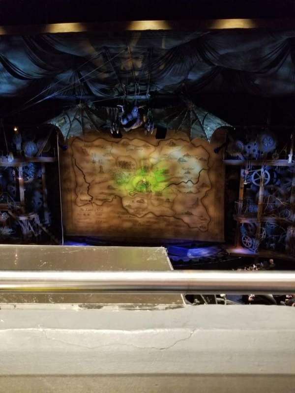 Gershwin Theatre, section: Front mezzanine c, row: A, seat: 115