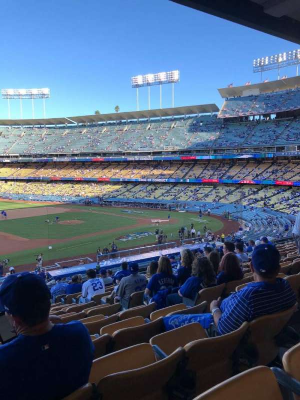 Dodger Stadium, section: 141LG, row: O, seat: 5-6