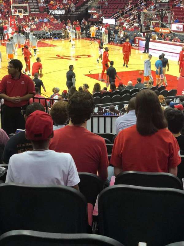Toyota Center, section: 102, row: 12, seat: 10