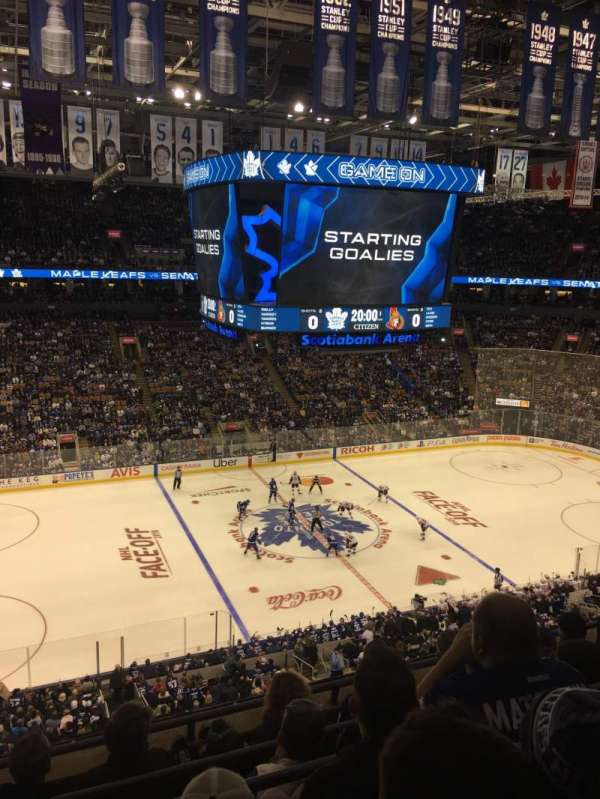 Scotiabank Arena, section: 322, row: 5, seat: 19
