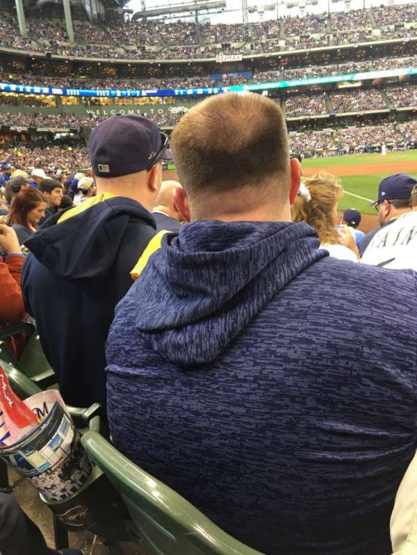 American Family Field, section: 109, row: 6, seat: 29