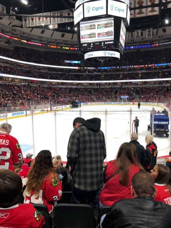 United Center, section: 104, row: 8, seat: 6