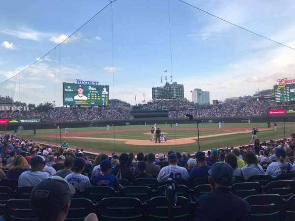 Wrigley Field, section: 117, row: 8, seat: 9