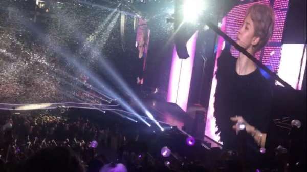 The O2, London, section: 112, row: V, seat: 374