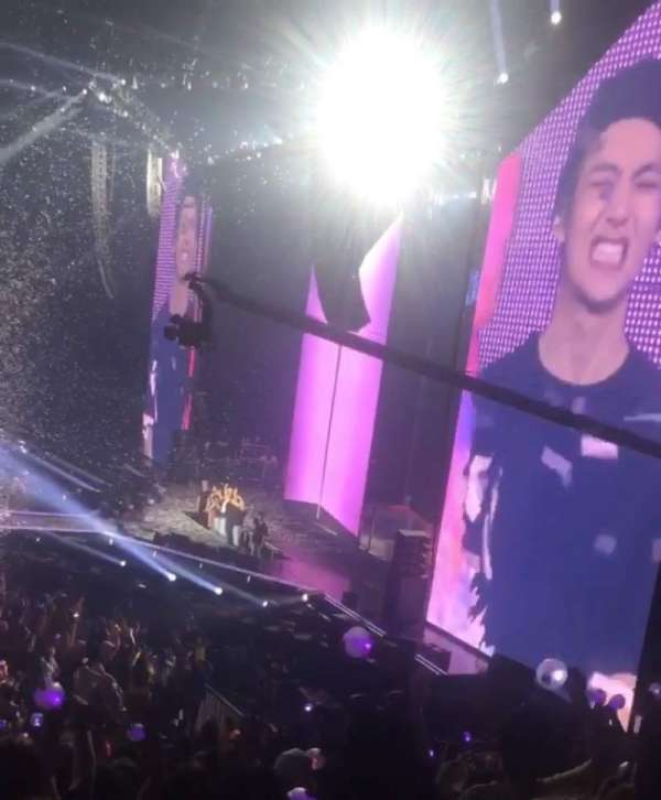 The O2, London, section: 112, row: V, seat: 374