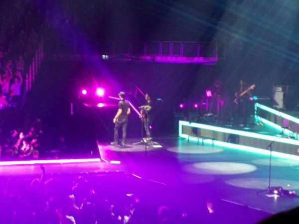 The O2, London, section: 112, row: M, seat: 377