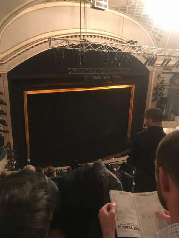 Ambassador Theatre, section: Rear Mezzanine L, row: B, seat: 3