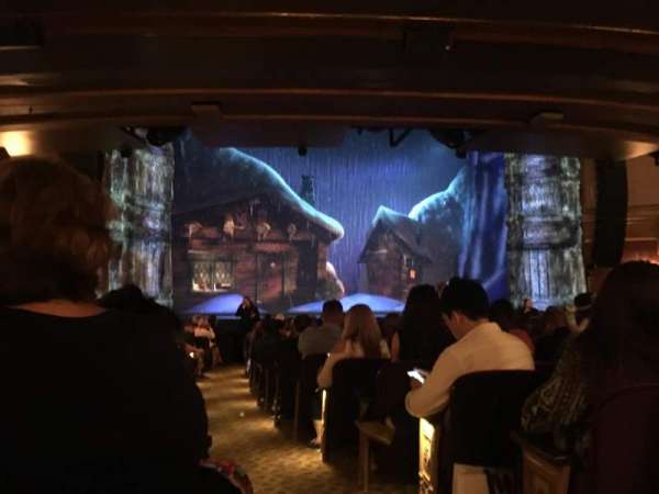 St. James Theatre, section: Orchestra R, row: Q, seat: 1
