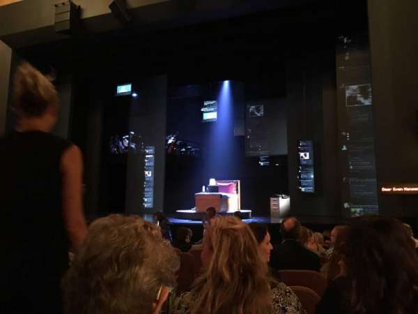 Music Box Theatre, section: Orchestra R, row: L, seat: 4
