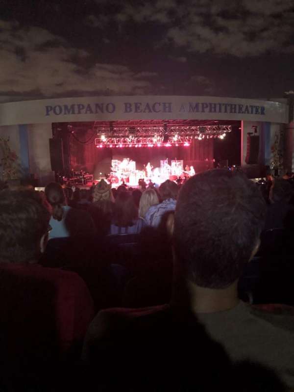 Pompano Beach Amphitheater, section: B, row: 24, seat: 40