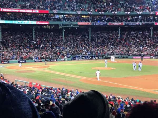 Fenway Park, section: Grandstand 11, row: 5, seat: 10