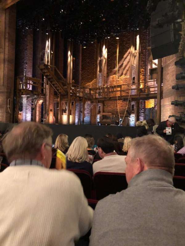 CIBC Theatre, section: Orchestra R, row: J, seat: 16