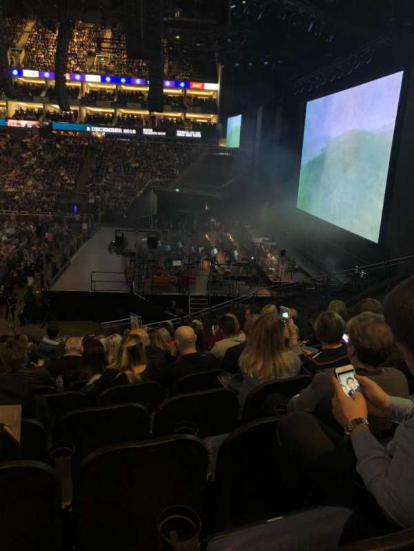 The O2, London, section: 113, row: W, seat: 400