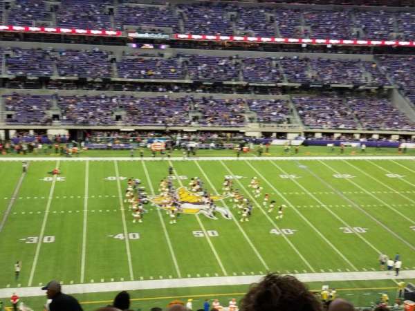 U.S. Bank Stadium, section: C4, row: 10, seat: 5