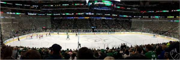 AMERICAN AIRLINES CENTER, section: 107, row: U, seat: 14