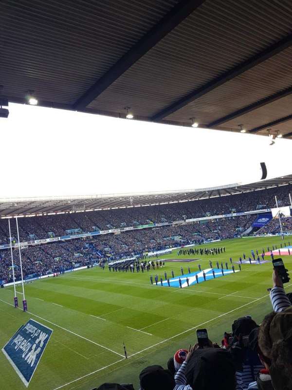 Murrayfield Stadium, section: E22, row: G, seat: 1