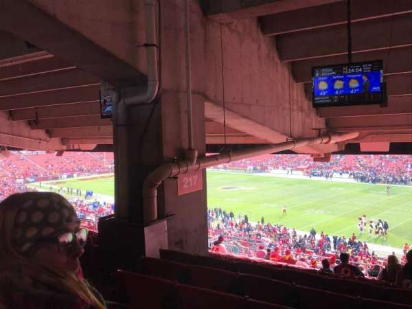 Northwest Stadium, section: 217, row: 18, seat: 7