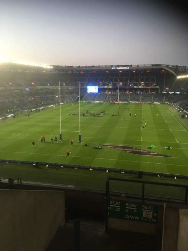 Murrayfield Stadium, section: S10, row: S, seat: 14