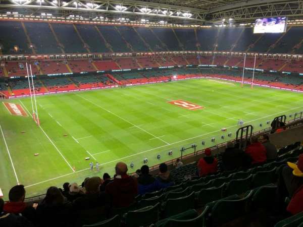 Principality Stadium, section: U34, row: 15, seat: 10