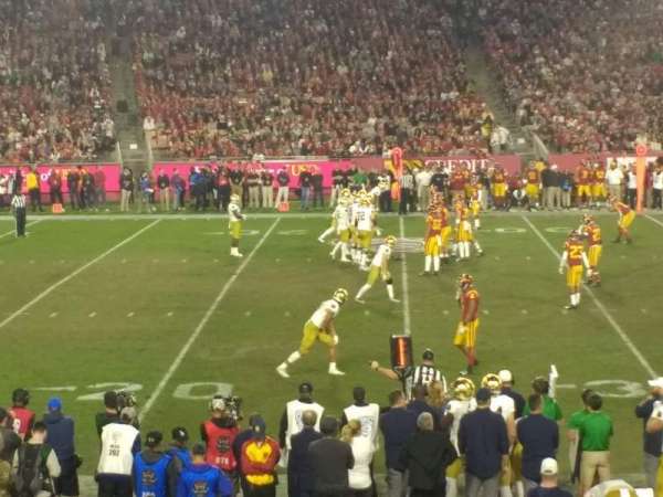 Los Angeles Memorial Coliseum, section: 108A, row: 20, seat: 8